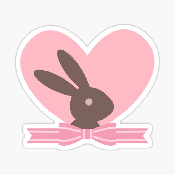 Chocolate Bunny 6 Sticker