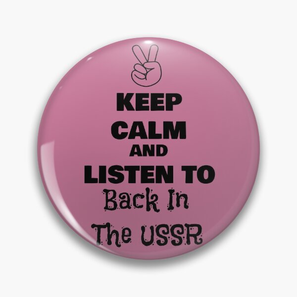 Item preview, Keep Calm and Listen to Back In The USSR designed and sold by QuotesDogma.
