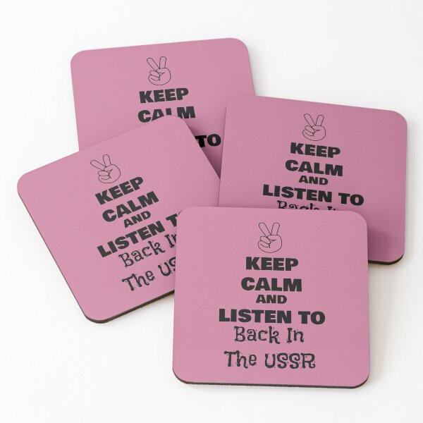 Item preview, Keep Calm and Listen to Back In The USSR designed and sold by QuotesDogma.