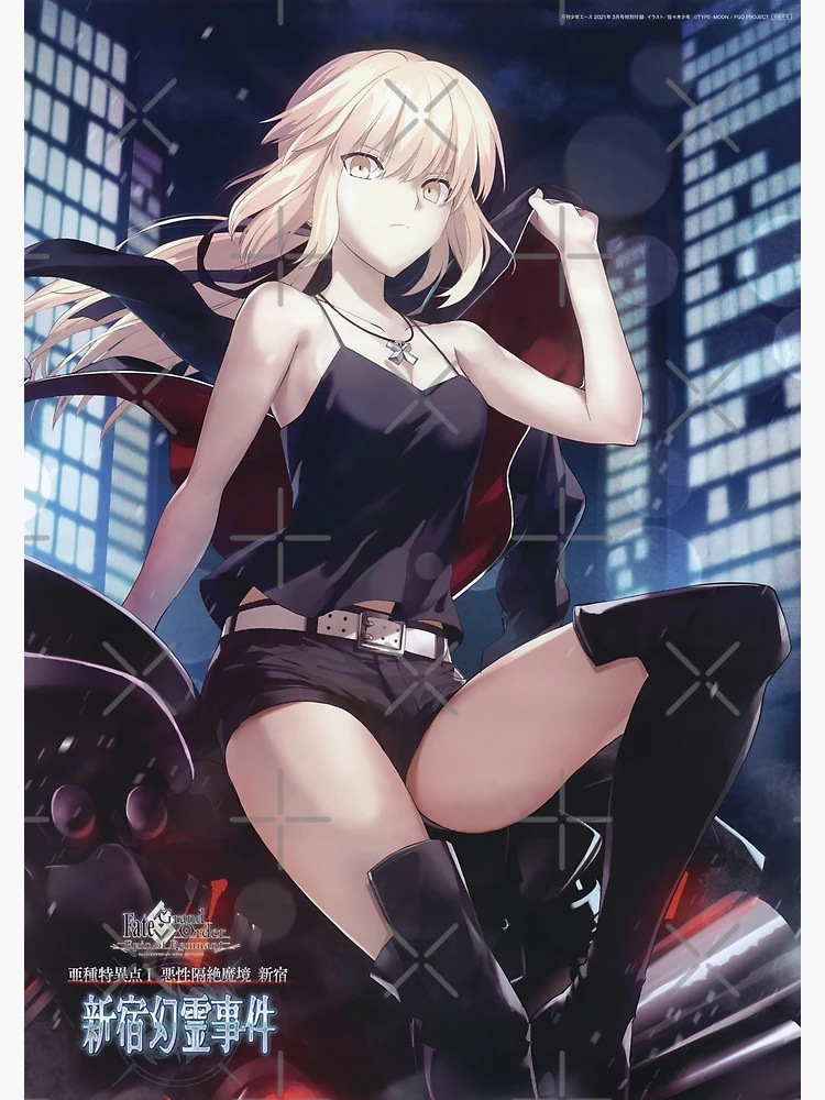 Jeanne alterar e Saber Alter Shinjuku camiseta ordem fatego fate