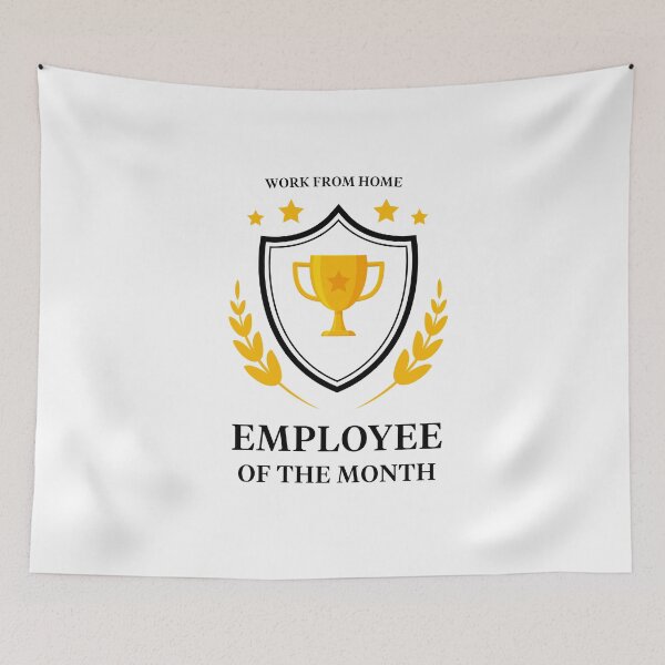 Item preview, Work From Home Employee of the Month. designed and sold by Uppercase Tees.