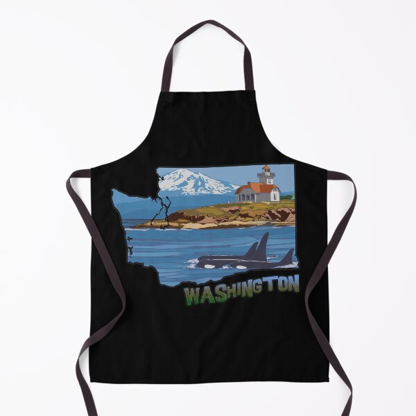 Item preview, Washington State Coastal Drawing designed and sold by gorff.