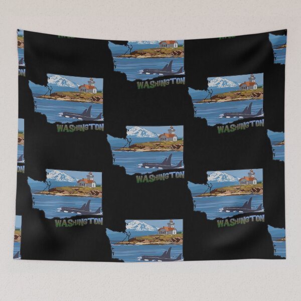 Item preview, Washington State Coastal Drawing designed and sold by gorff.
