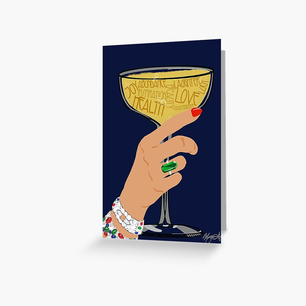 A Toast to You Greeting Card