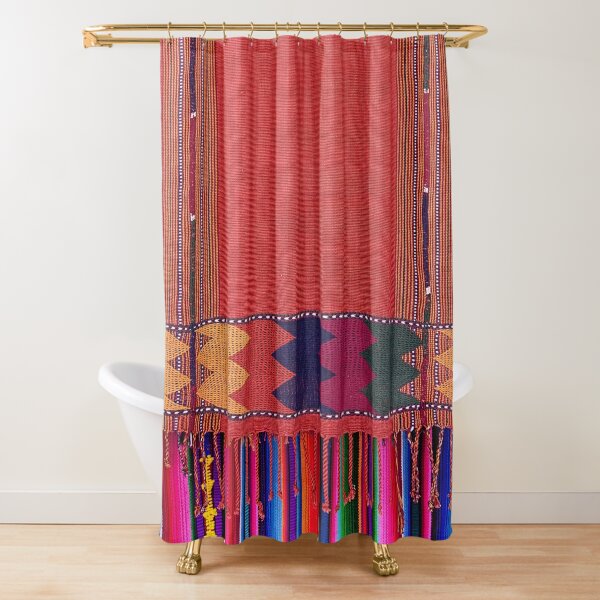 Colors of Guatemalan Crafts Shower Curtain