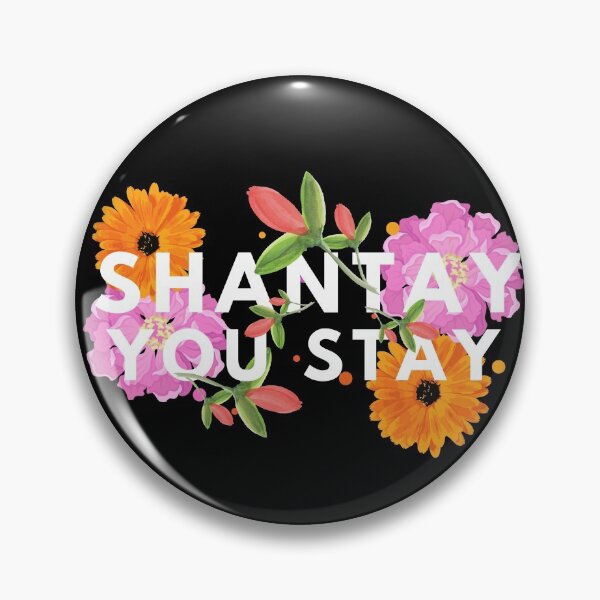 Item preview, Shantay You Stay (floral) - white designed and sold by piastrelli.