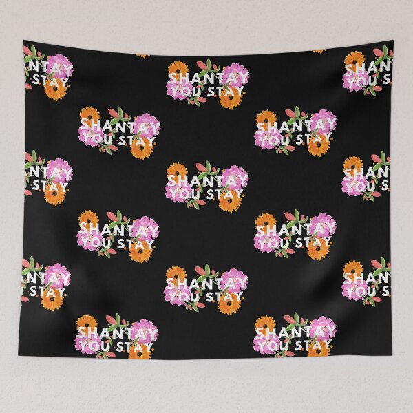 Item preview, Shantay You Stay (floral) - white designed and sold by piastrelli.