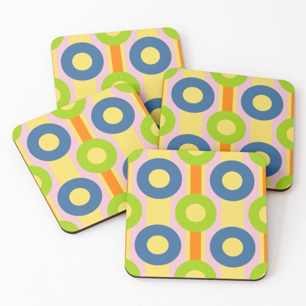 Item preview, Abstract Blue Pastel Pattern with Circles and Lines designed and sold by Sendreka.