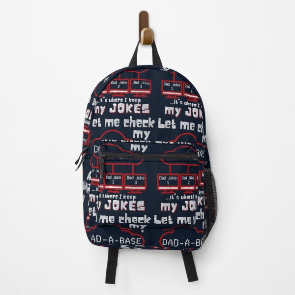 Item preview, Let Me Check my Dad-A-Base it's where I keep all my jokes - funny dad joke design distressed designed and sold by Adonalyn.