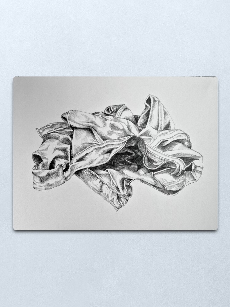 Alternate view of Jean Jacket Still Life Metal Print