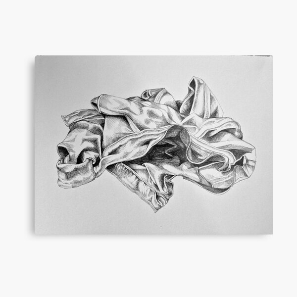 Jean Jacket Still Life Metal Print