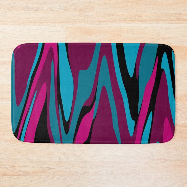 Item preview, Pink, Blue & Black Pour Paint Design designed and sold by Jagged3068.