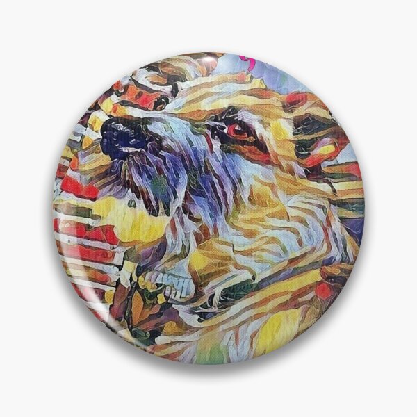 Item preview, Wise Colorful Dog King designed and sold by SlippyHippy.