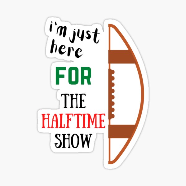 Aperçu de l'œuvre Juste ici pour le spectacle de la mi-temps créée et vendue par tshirtsprint.