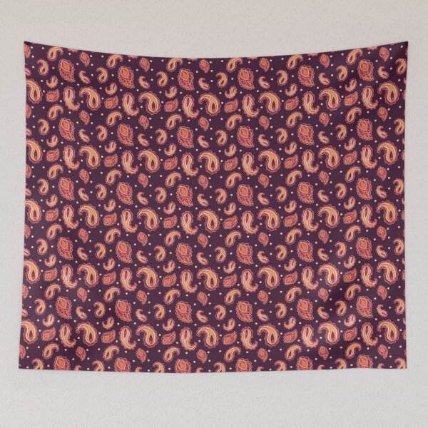 Item preview,  Simple  paisley pattern | maroon  version  designed and sold by MadebyCRO.
