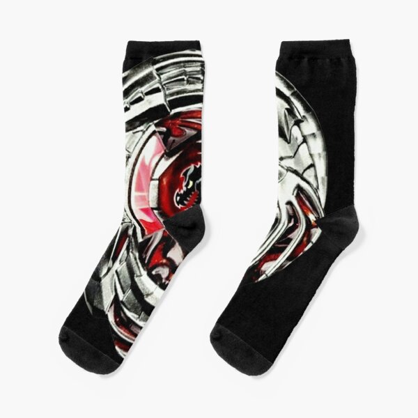 Beyblade Burst Shu Kurenai Socks for Sale by NOFACE Productions