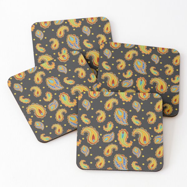 Artikelvorschau, Einfaches Paisley-Muster bunte Palette entworfen und verkauft von MadebyCRO.