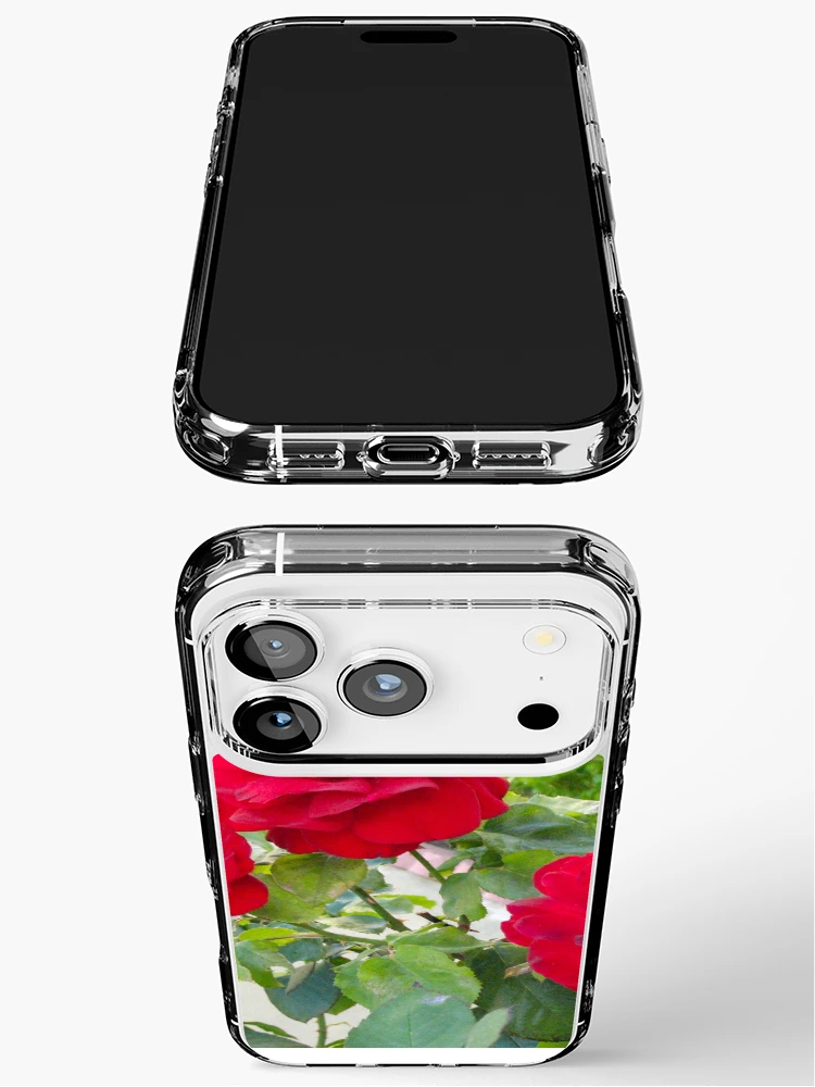 Thumbnail 3 of 5, iPhone Case, Red Roses designed and sold by donnagrayson.