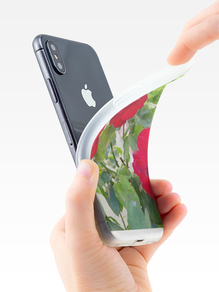 Thumbnail 4 of 5, iPhone Case, Red Roses designed and sold by donnagrayson.