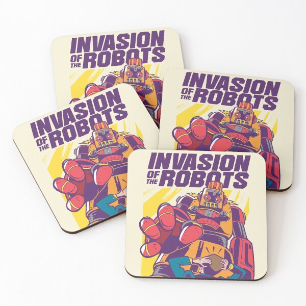 Item preview, Invasion of the Killer Robots Comic Cover | Machine Learning in Action! designed and sold by SLAG-Creative.