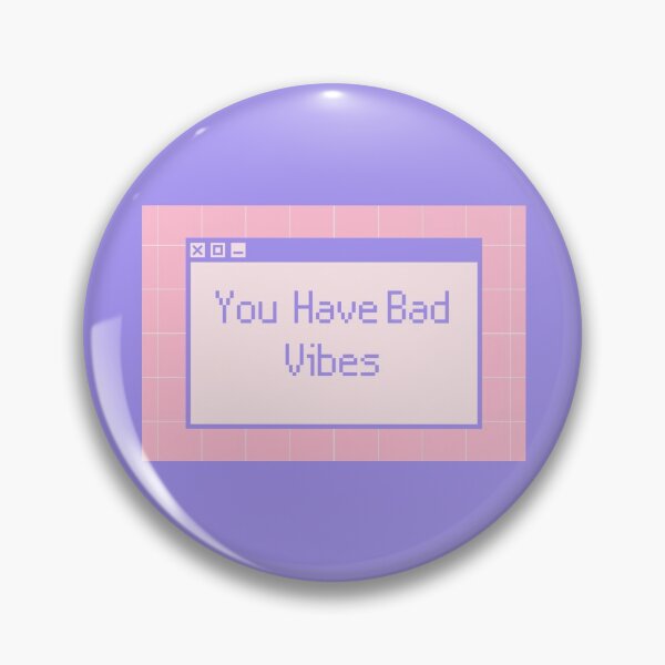 Item preview, You Have Bad Vibes Pastel Computer Pop Up designed and sold by NarwhalsINVADE.