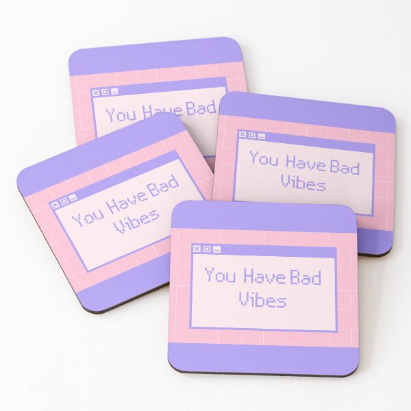 Item preview, You Have Bad Vibes Pastel Computer Pop Up designed and sold by NarwhalsINVADE.