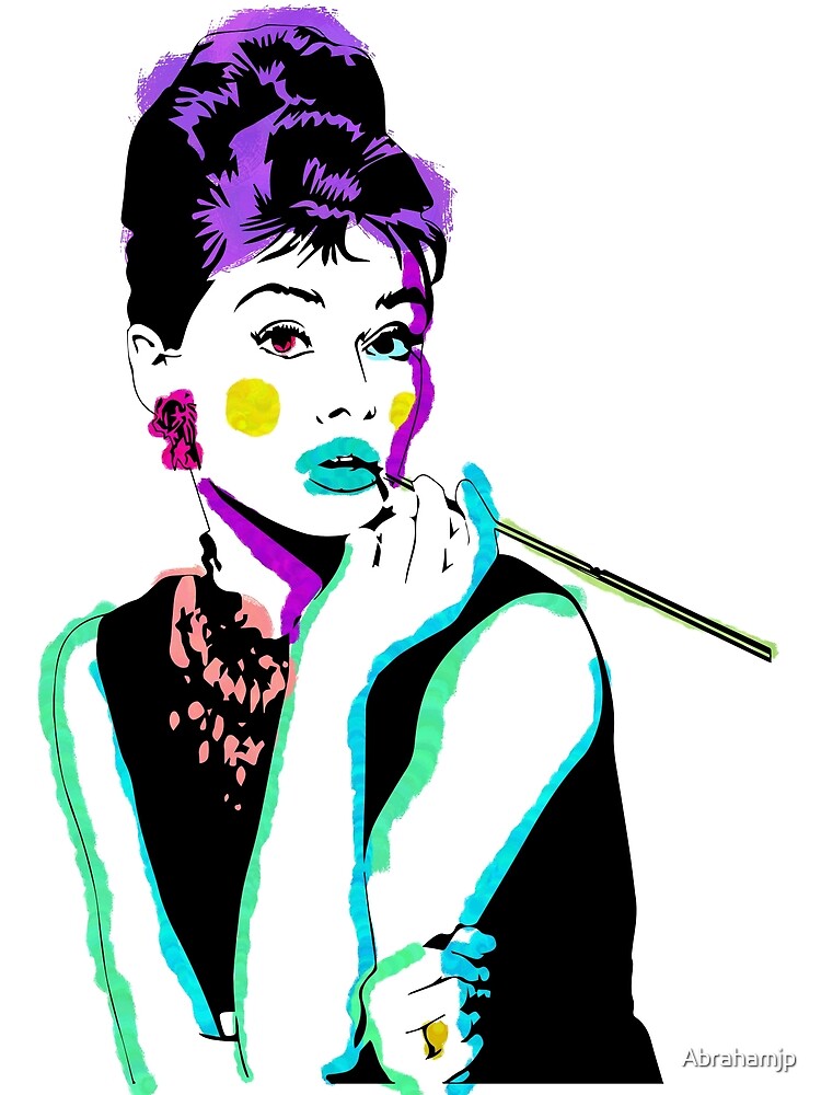 Audrey Hepburn Pop Art | Canvas Print