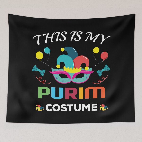 Item preview, This Is My Purim Costume Jewish Happy Purim Holiday Hamantash Party Mishloach Manot Gift T-shirt designed and sold by Beinfashion.