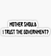Pink Floyd Mother Should I Trust The Government T Shirt Sticker