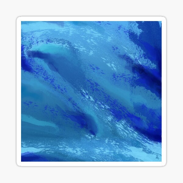 Item preview, Royal Blue Ocean Waves designed and sold by funkyvibes.