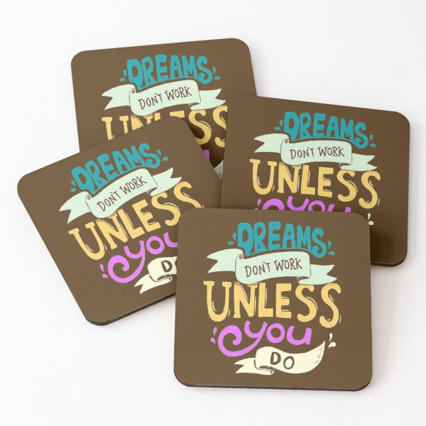 Item preview, dreams don't work unless you do designed and sold by Beshtawi Store.