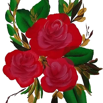 Artwork thumbnail, Red Roses by ChristineShook