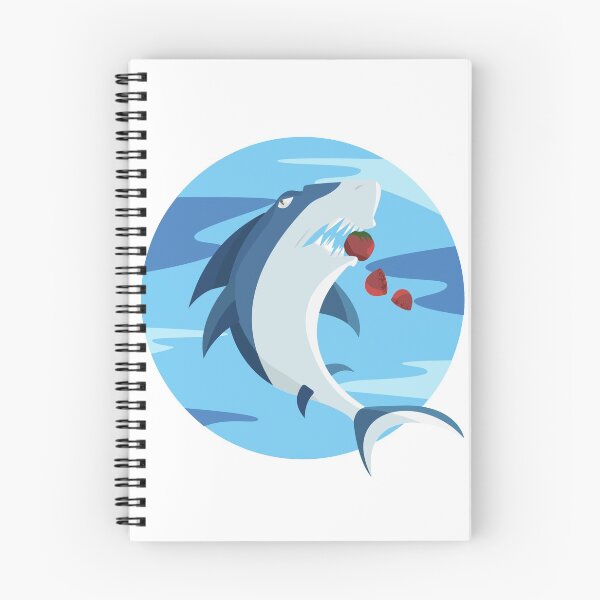 Item preview, Shark Eating Tomatoes designed and sold by lifeoftrickster.