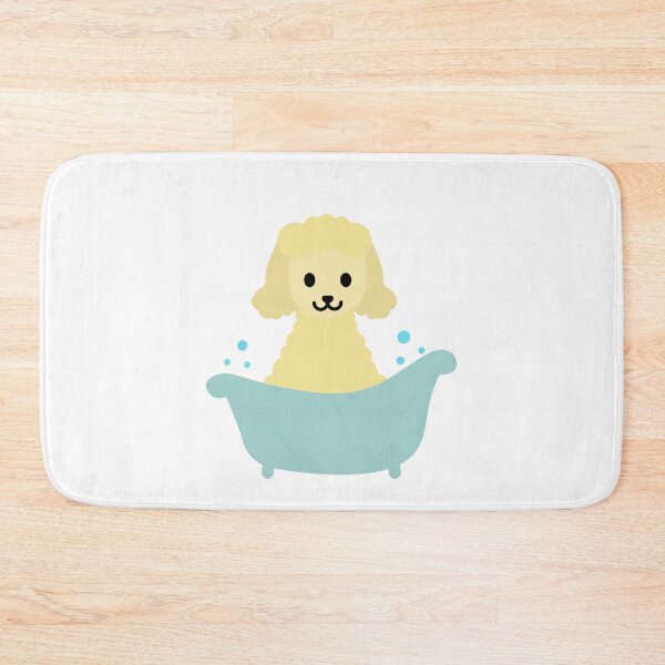 Item preview, Bath Mat - Baby Dog Shower Art designed and sold by della95.