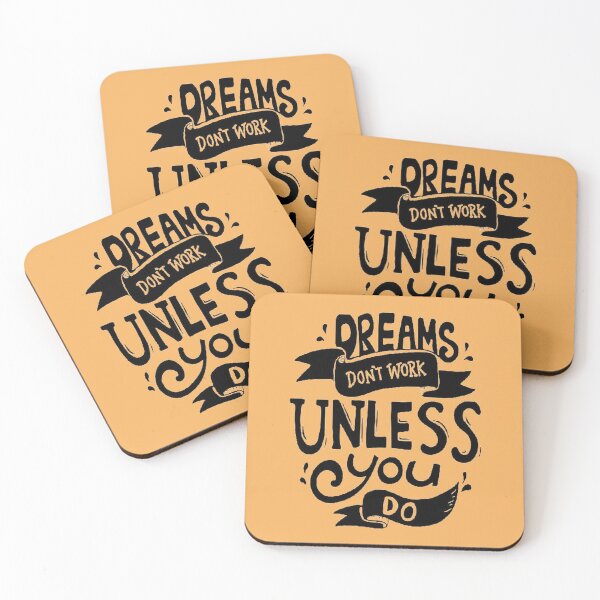 Item preview, dreams don't work unless you do designed and sold by Beshtawi Store.