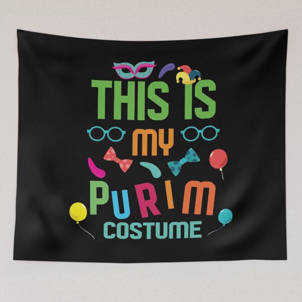 Item preview, This Is My Purim Costume Jewish Happy Purim Holiday Hamantash Party Mishloach Manot Gift T-shirt designed and sold by Beinfashion.