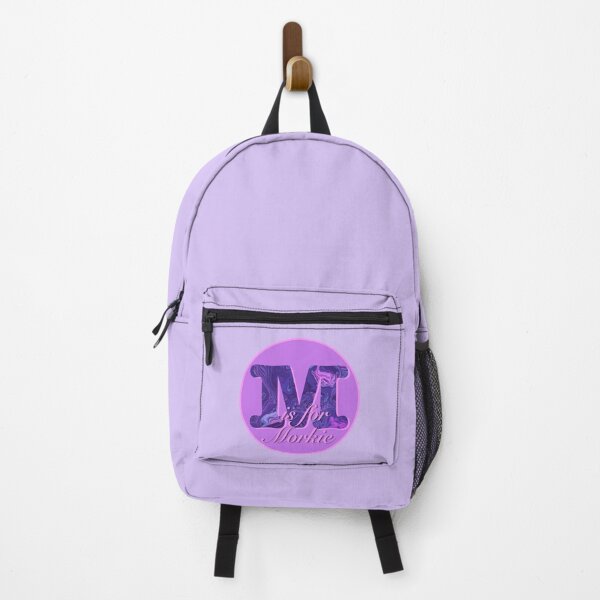 Item preview, Purple letter ‘M is for Morkie’ dog breed monogram designed and sold by AMSonArt.