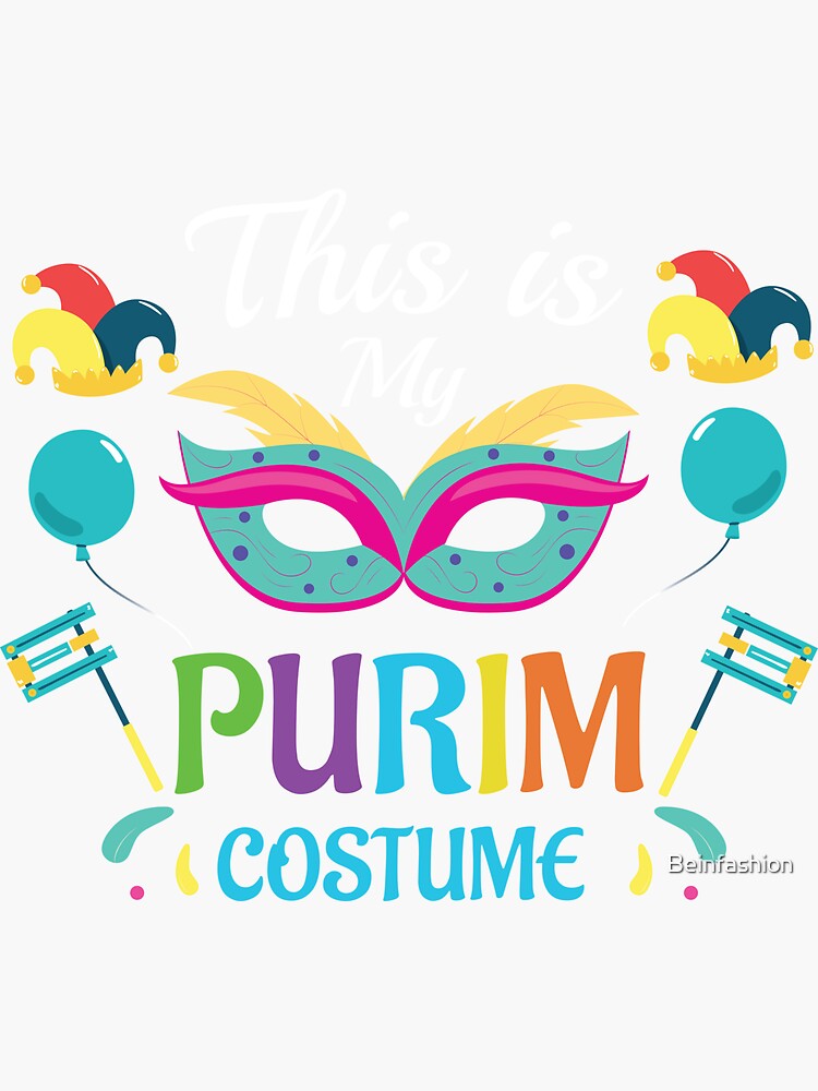 This Is My Purim Costume Jewish Happy Purim Hamantash Gift T-Shirt This Is My Purim Costume Jewish Happy Purim Hamantash Gift T-Shirt