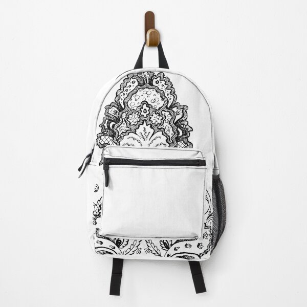 Item preview, Ink drawing - fancy paisley ornament designed and sold by TimeLady's Closet.