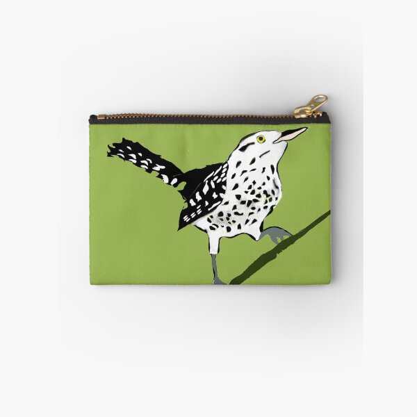 Item preview, Stripe-backed Wren disturbing green designed and sold by Rosa Elena Albornoz Mendez.