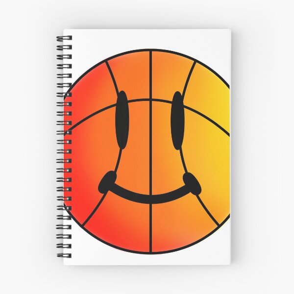 Item preview, Red and Orange Basketball Smiley Face designed and sold by caseybcreations.
