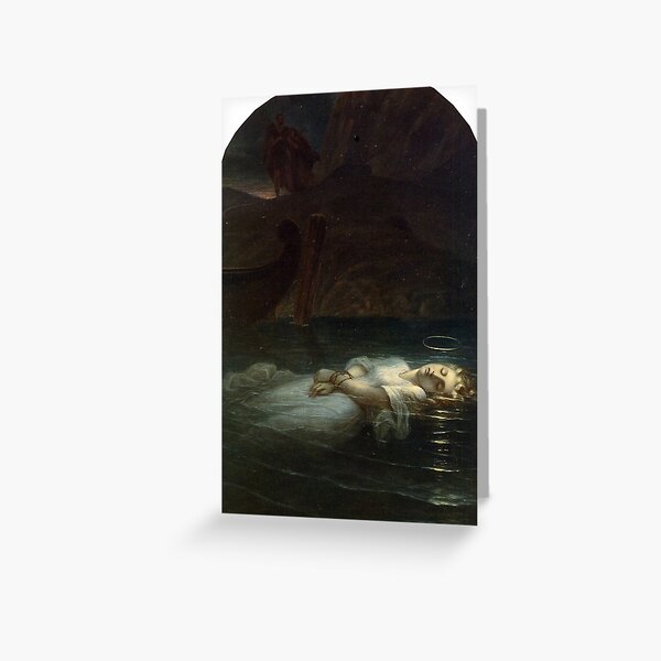The Young Martyr, by Paul Delaroche Greeting Card