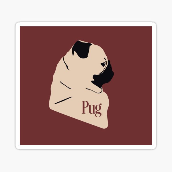 Regal Pug Sticker