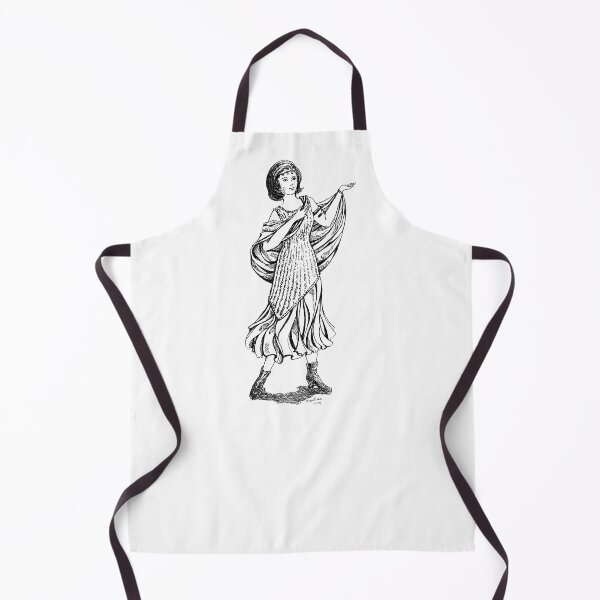 Item preview, Ink drawing - flapper, B&W designed and sold by TimeLady's Closet.