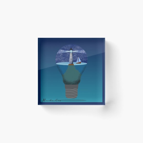 Item preview, Lightbulb Lighthouse designed and sold by Mustachio-Draws.