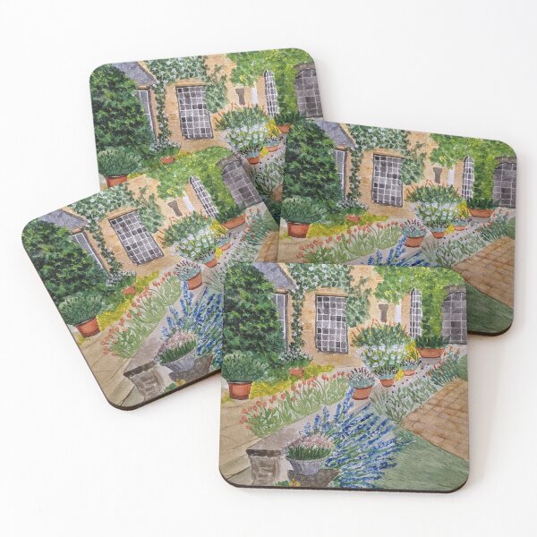 Item preview, English Cottage Courtyard designed and sold by ArtByJAshley.