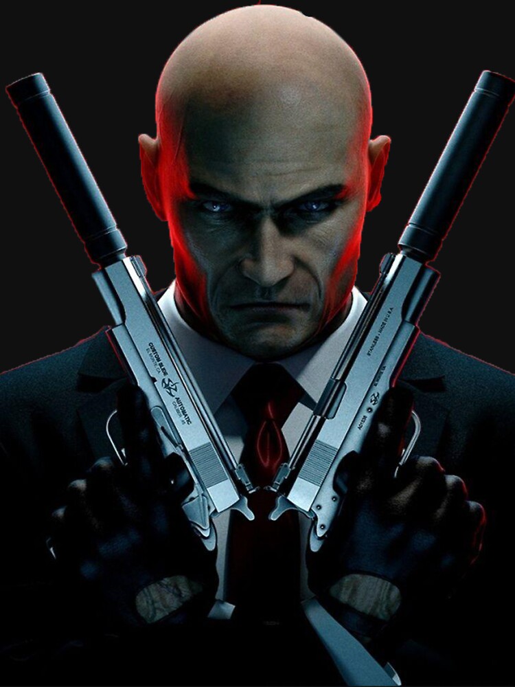 Thumbnail 7 of 7, Essential T-Shirt, 47 Agent Hitman designed and sold by YOUR-LOOK.