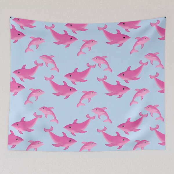 Item preview, Happy Pink Dolphins designed and sold by Vinaerick.