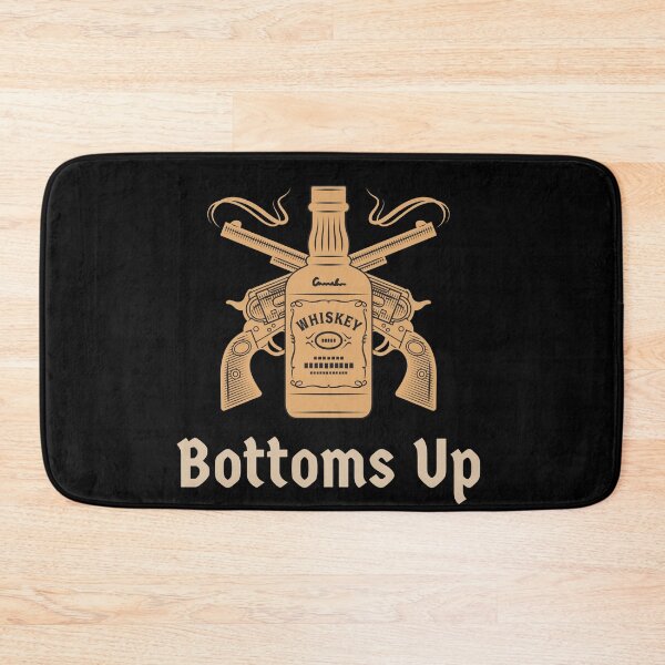 Item preview, Cool Whiskey and Guns Bottoms Up designed and sold by Clothing-Guru.
