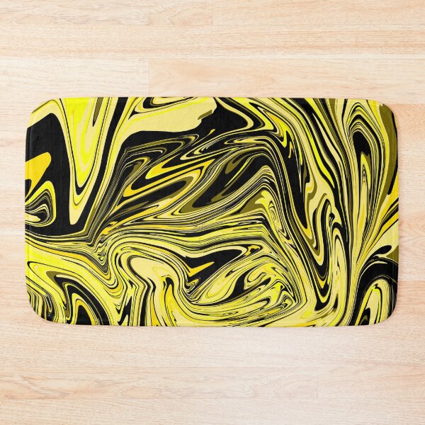Item preview, Yellow & Black Pour Paint Design designed and sold by Jagged3068.